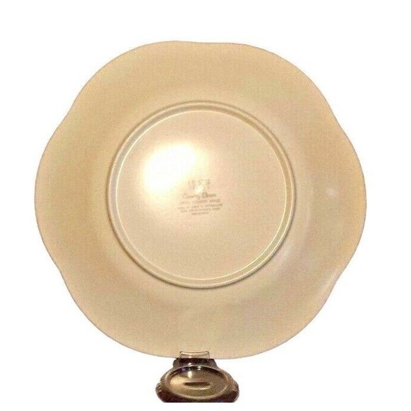 Mikasa Country Charm Chop Platter Plate Apple Pattern 12" CM010 Country Image - Picture 2 of 4